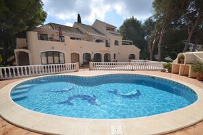 Pool - Private villa with own pool  with views over the resort  (Cartagena)
