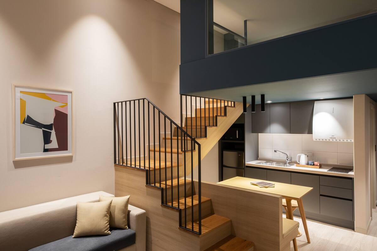 family xl duplex (kitchenette) | 2 bedrooms, free wifi, bed sheets