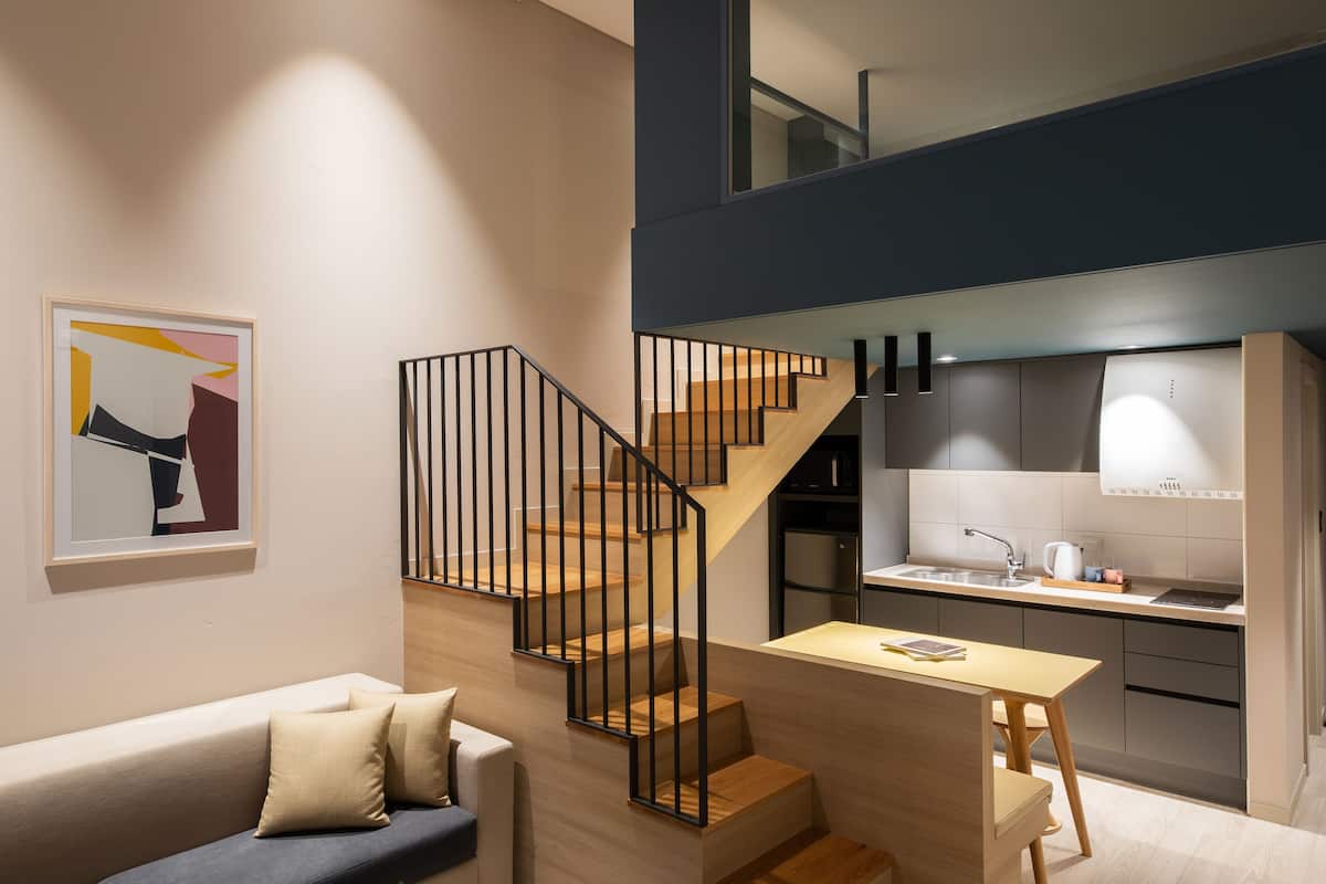 Family XL Duplex (Kitchenette) | 2 soverom, wi-fi (inkludert) og sengetøy