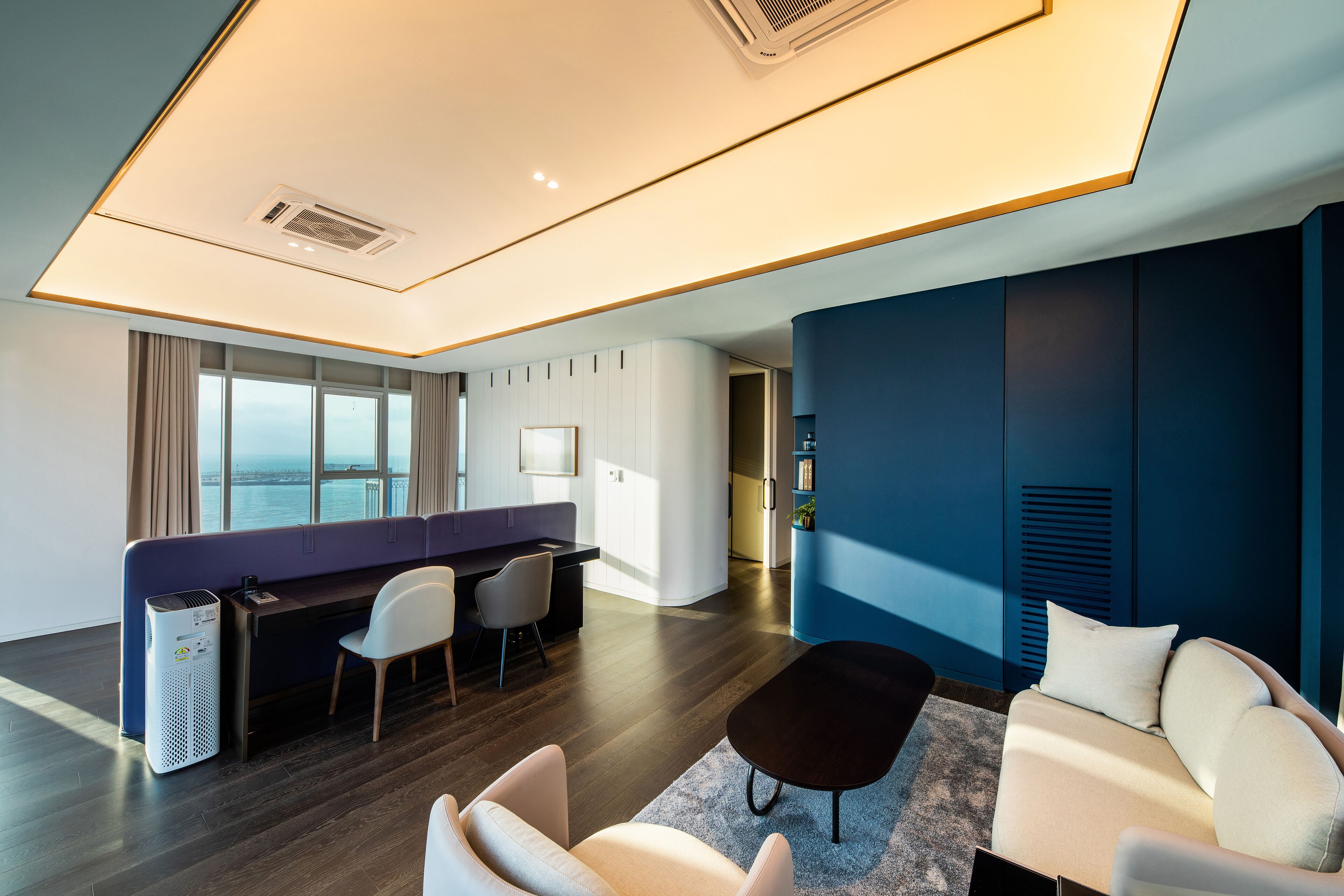 luxury room, 1 double bed, ocean view | 2 bedrooms, free wifi, bed sheets