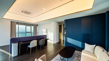 Chambre Luxe, 1 lit double, vue océan | Wi-Fi gratuit, draps fournis