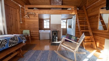 Cabaña panorámica (Metsa Kolo M2) | 1 habitación, ropa de cama de alta calidad y camas con pillow-top