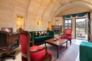 Coin salon dans le hall