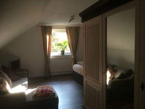 Down duvets, individually furnished, blackout curtains, free WiFi