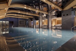 Indoor pool, outdoor pool, open 10:00 AM to 9:00 PM, sun loungers - Grand Hotel & Spa (Raška)