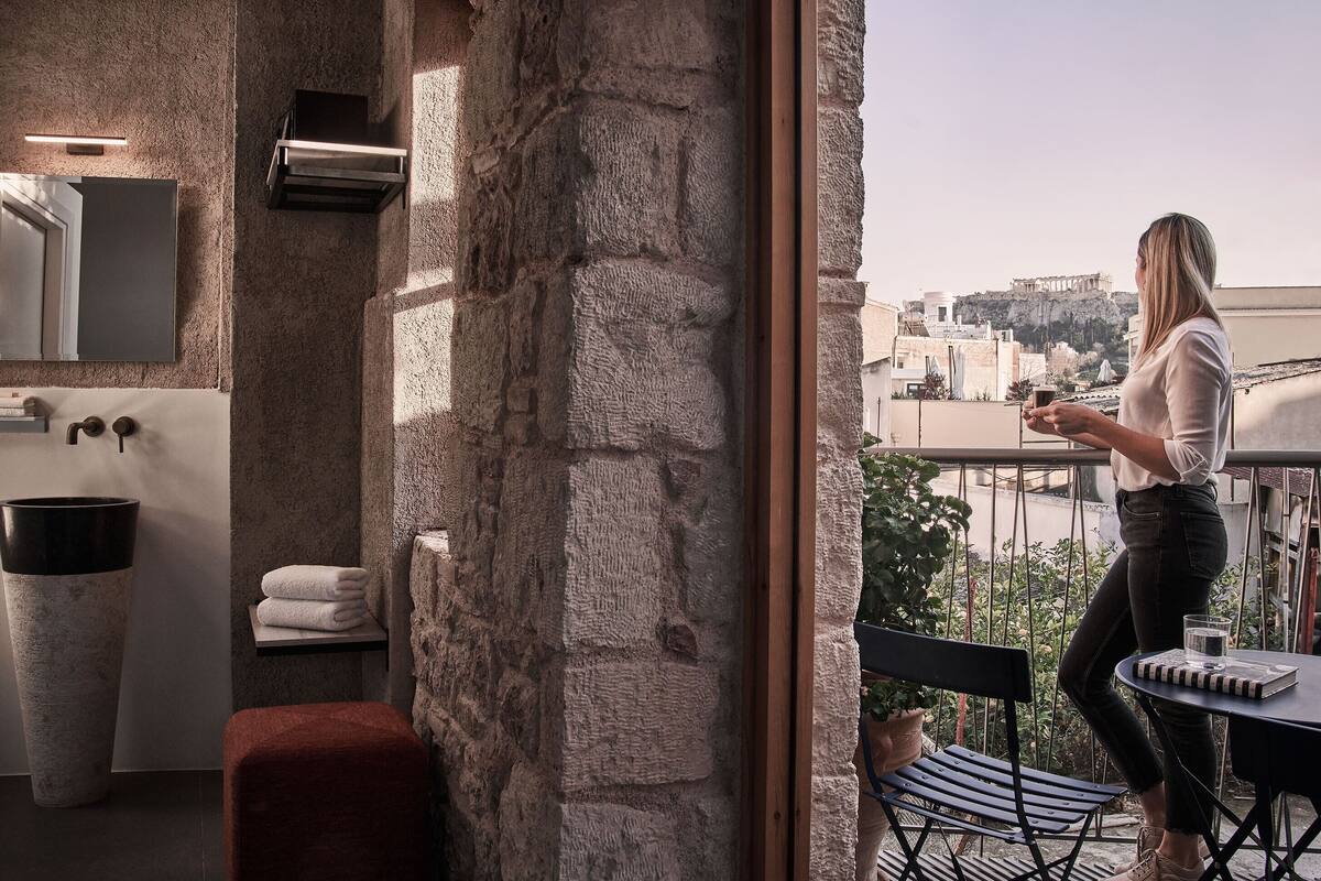 Acropolis Loft with Balcony | Quang cảnh từ phòng