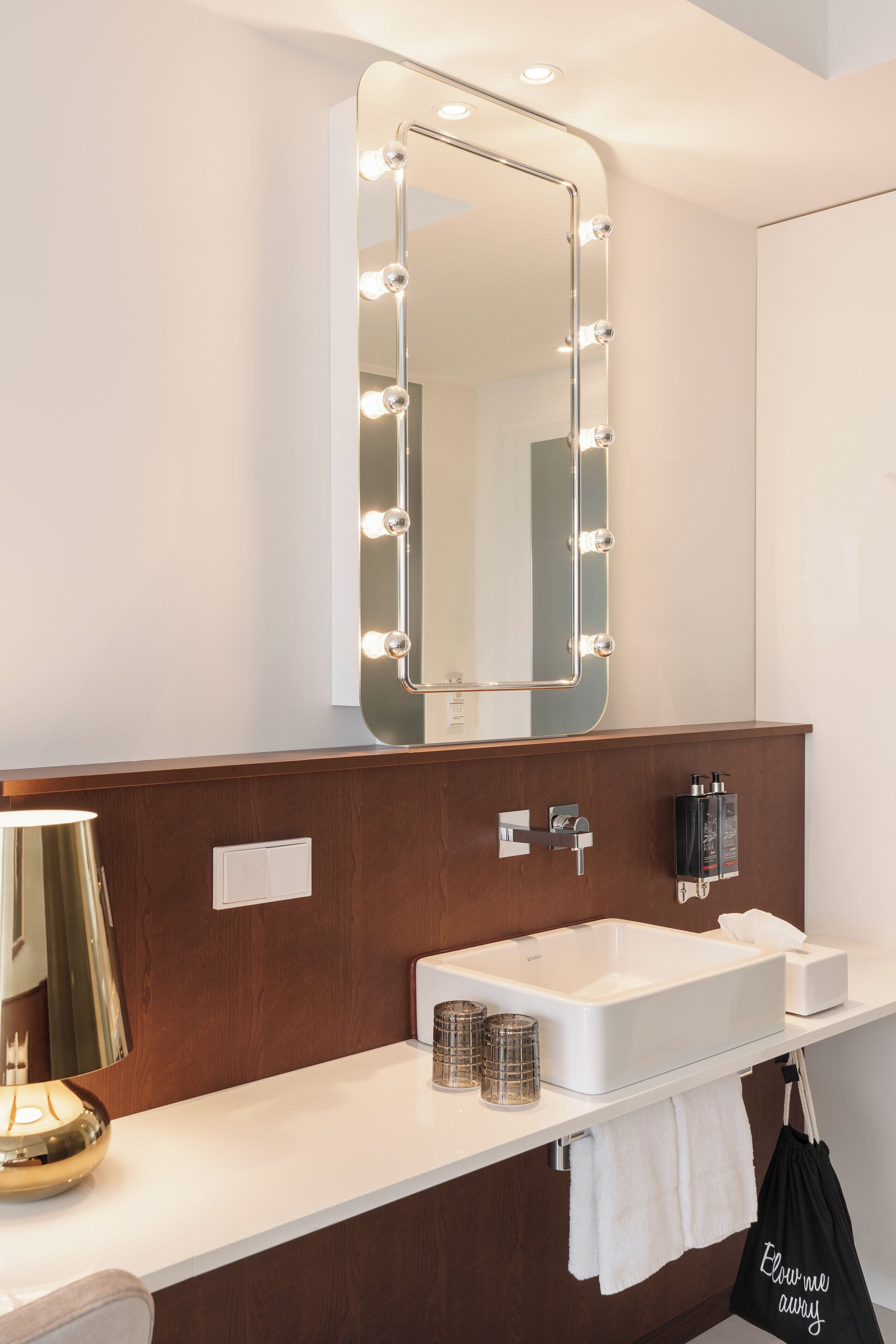 shower, rainfall showerhead, designer toiletries, hair dryer