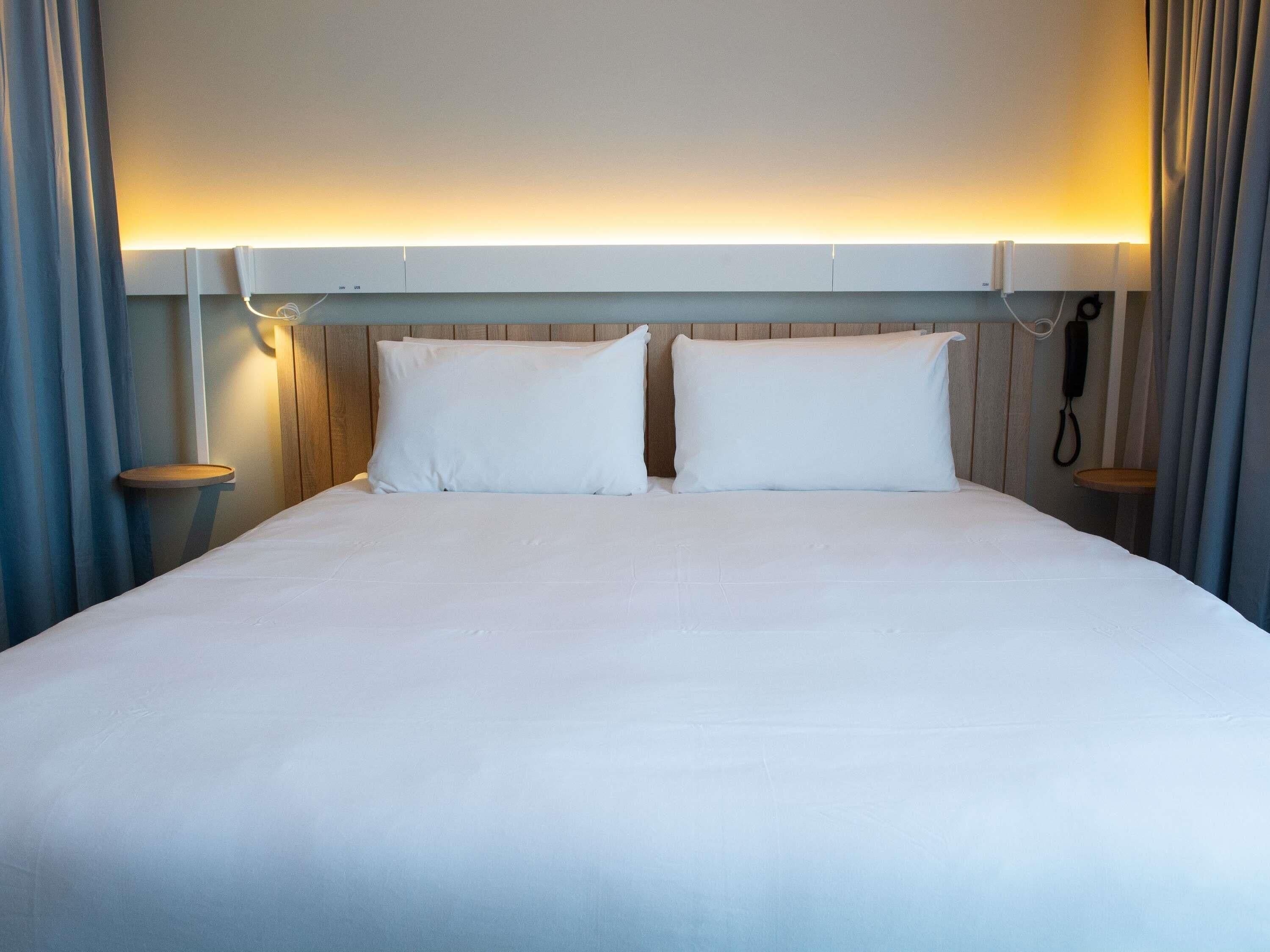 Individually furnished, desk, laptop workspace, blackout curtains