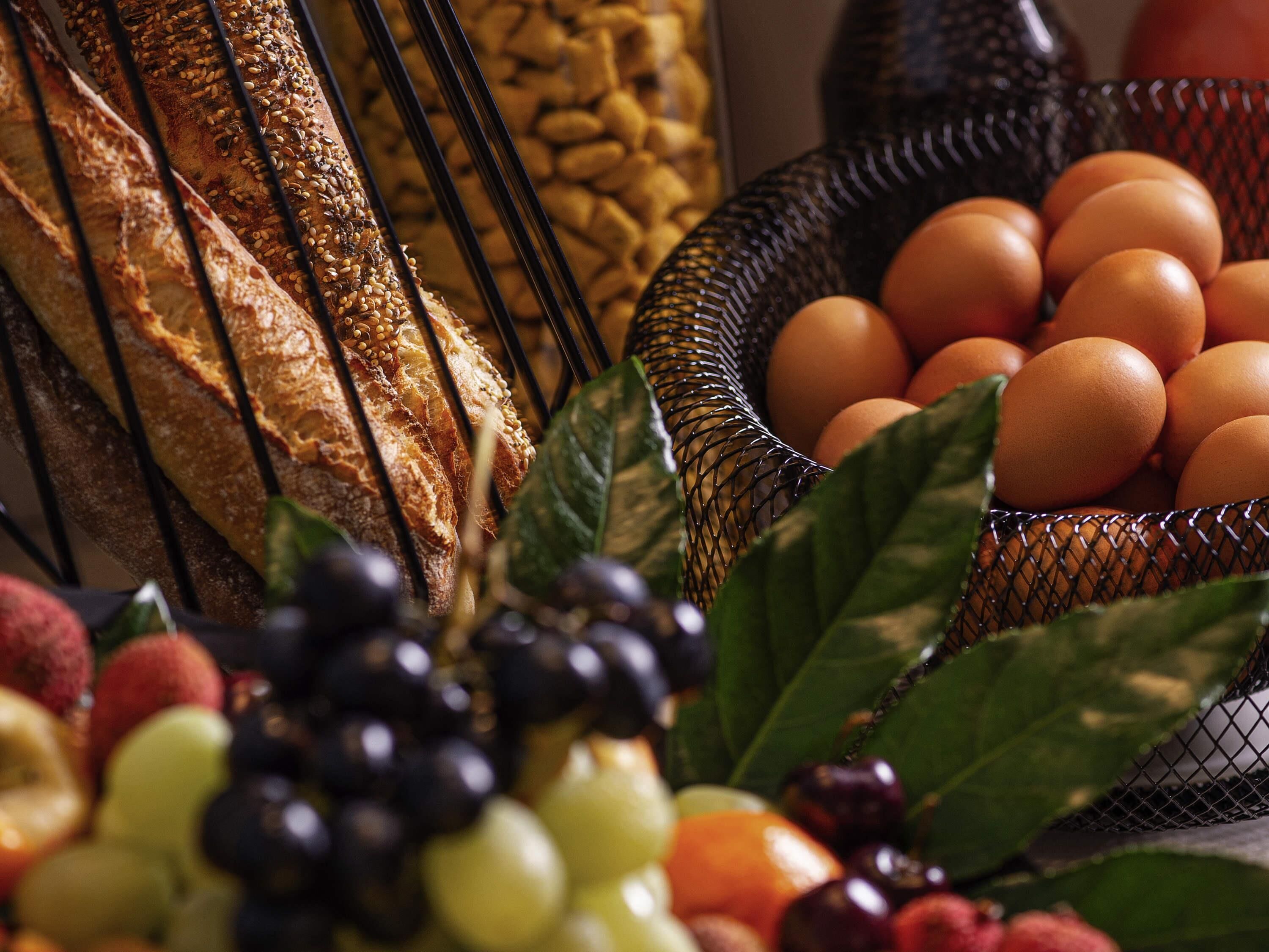 daily buffet breakfast (eur 19.00 per person)