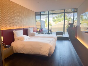 Deluxe-Zimmer, 2 Einzelbetten, Nichtraucher, Balkon (No View)