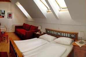 1 bedroom, soundproofing, free WiFi, bed sheets