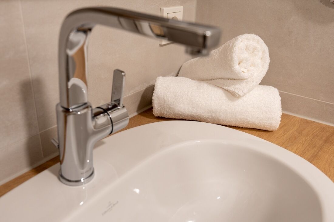 comfort double room (plus with loggia) | bathroom sink