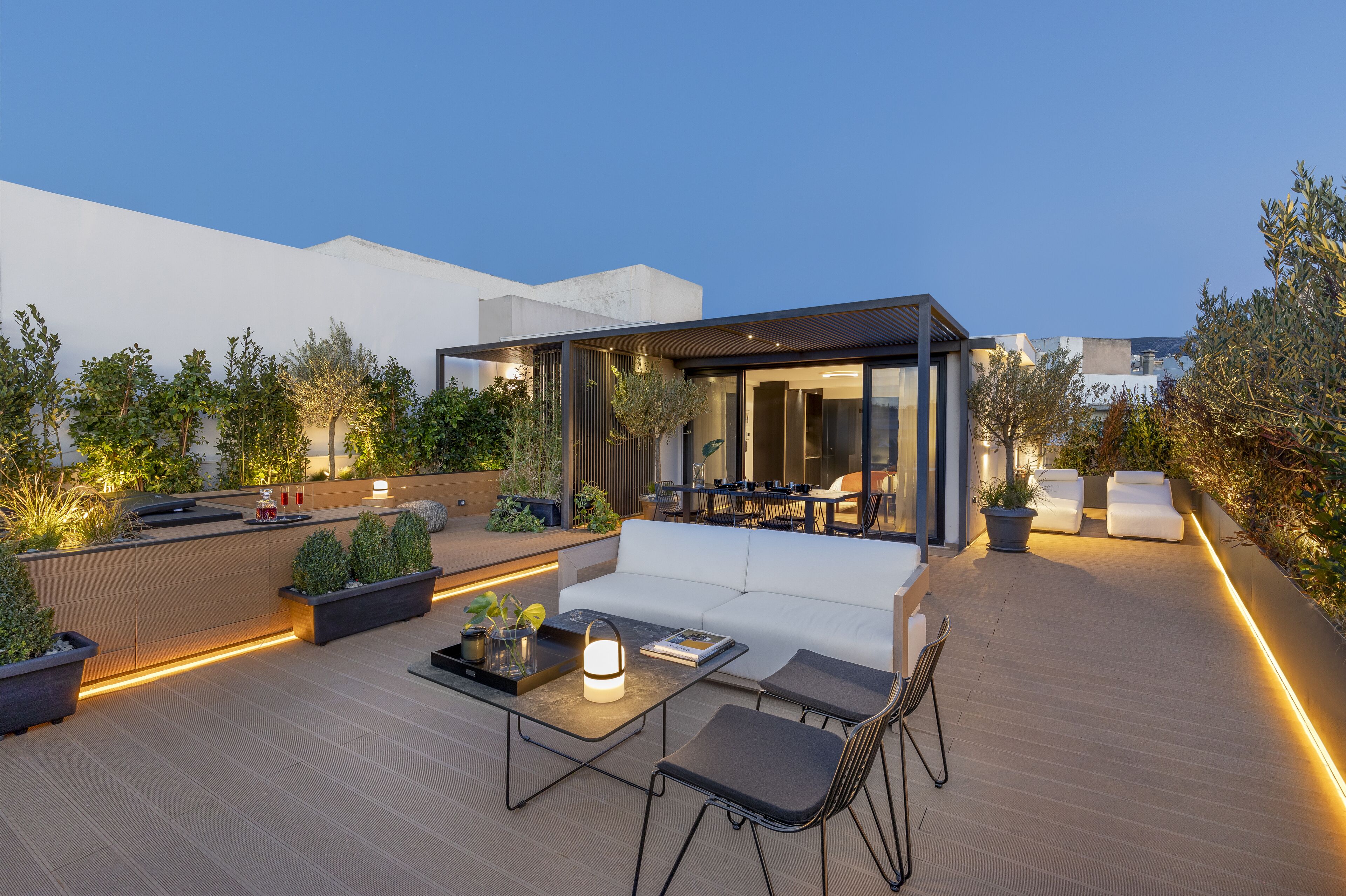 익스클루시브 스튜디오 스위트, 온수 욕조, 시내 전망 | 발코니