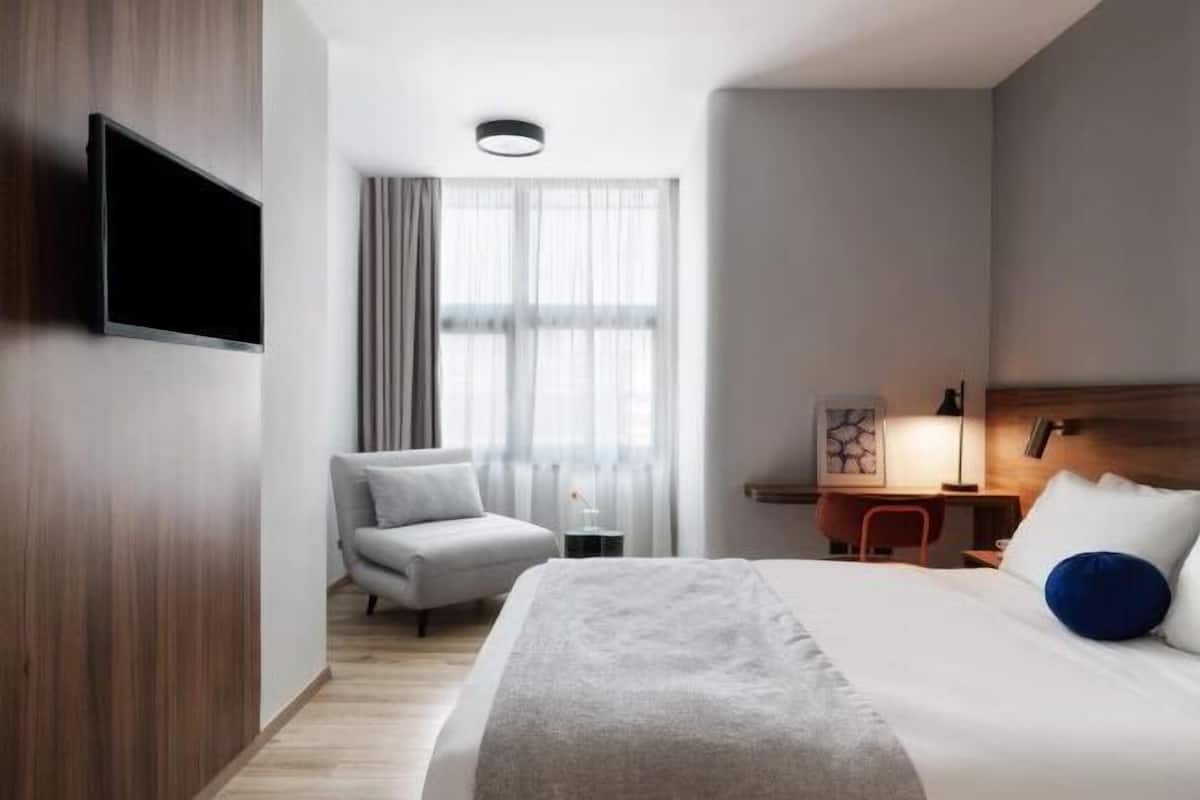 1 Schlafzimmer, Minibar, Verdunkelungsvorhänge, schallisolierte Zimmer