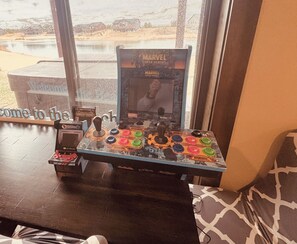 Game room - Fun on the Beach, minutes from Castle Rock Lake! EV friendly too! -Hot Tub-!  (New Lisbon)