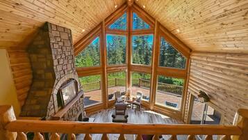 Smart TV, chimenea, videojuegos y reproductor de DVD