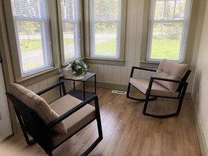 Uitzicht vanuit accommodatie