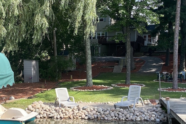 Looking at property from Limekiln Lake