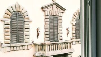 Blick von der Unterkunft