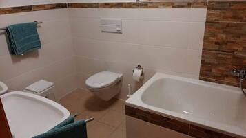 Apartment, 1 Queen Bed with Sofa bed, Balcony, Mountain View | Bathroom | Towels