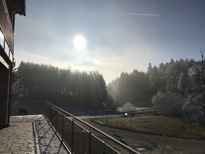 Udsigt fra balkon