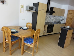 Apartamento | Opções para refeição no quarto