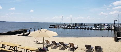 Beach nearby, beach towels