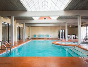 Indoor pool, outdoor pool
