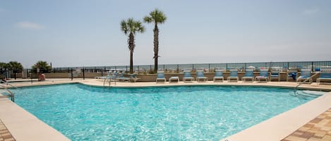 Indoor pool, outdoor pool