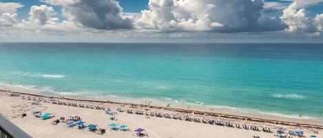 En la playa