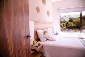 2 bedrooms, in-room safe, iron/ironing board, WiFi