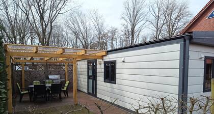 Tiny house at the Thülsfeld dam
