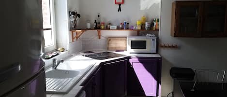KĂŒhlschrank, Mikrowelle, Ofen, Herdplatte