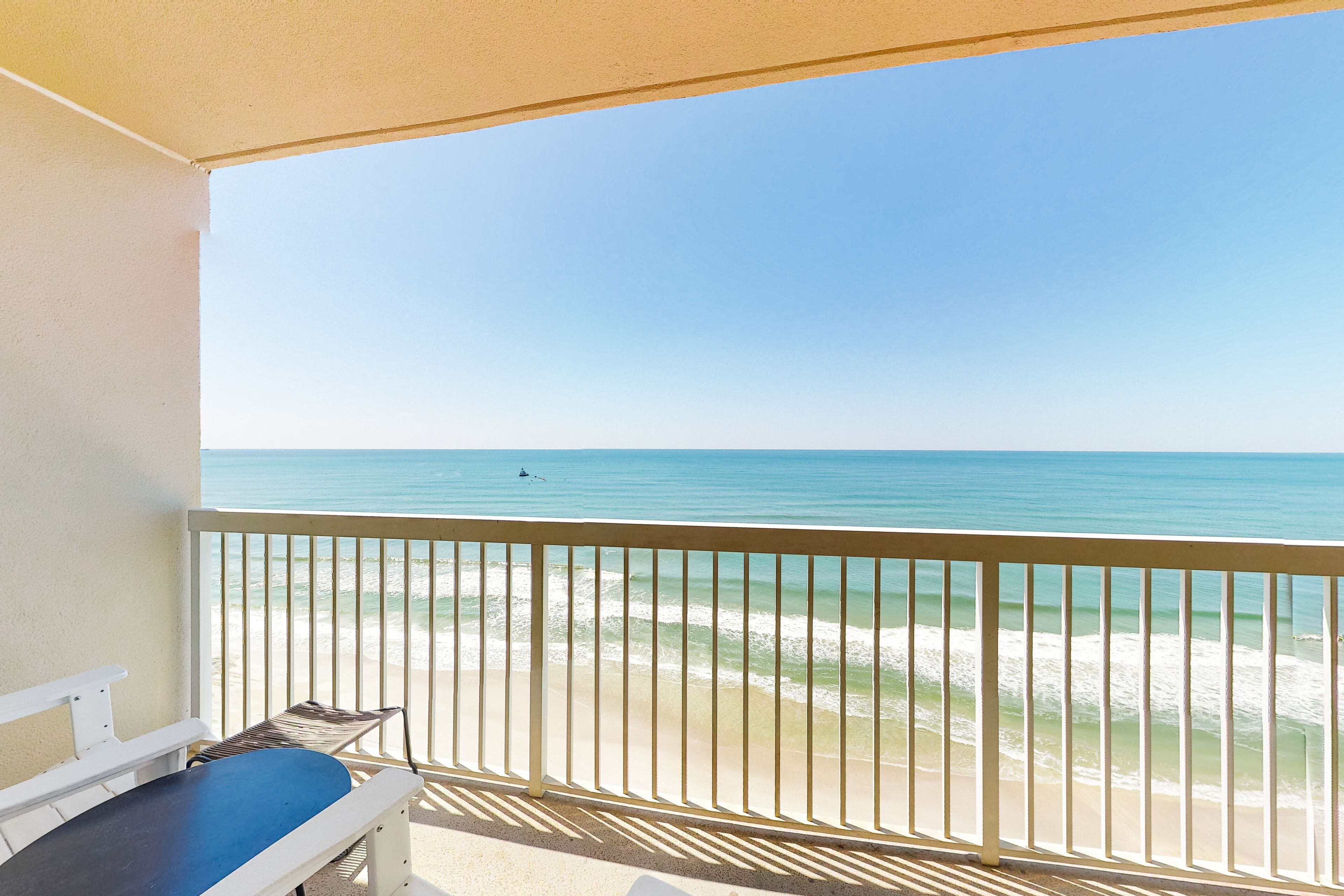 Beachfront resort home with 2 beachfront outdoor pools, hot tub, & gym