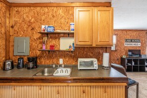 Interior - Quaint Waterfront Log Cabin #2 (Yantis)