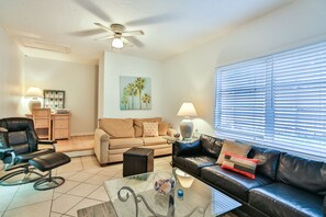 TV, DVD player, offices