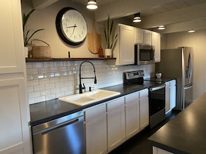 Fully equipped kitchen with a ton of counter space 