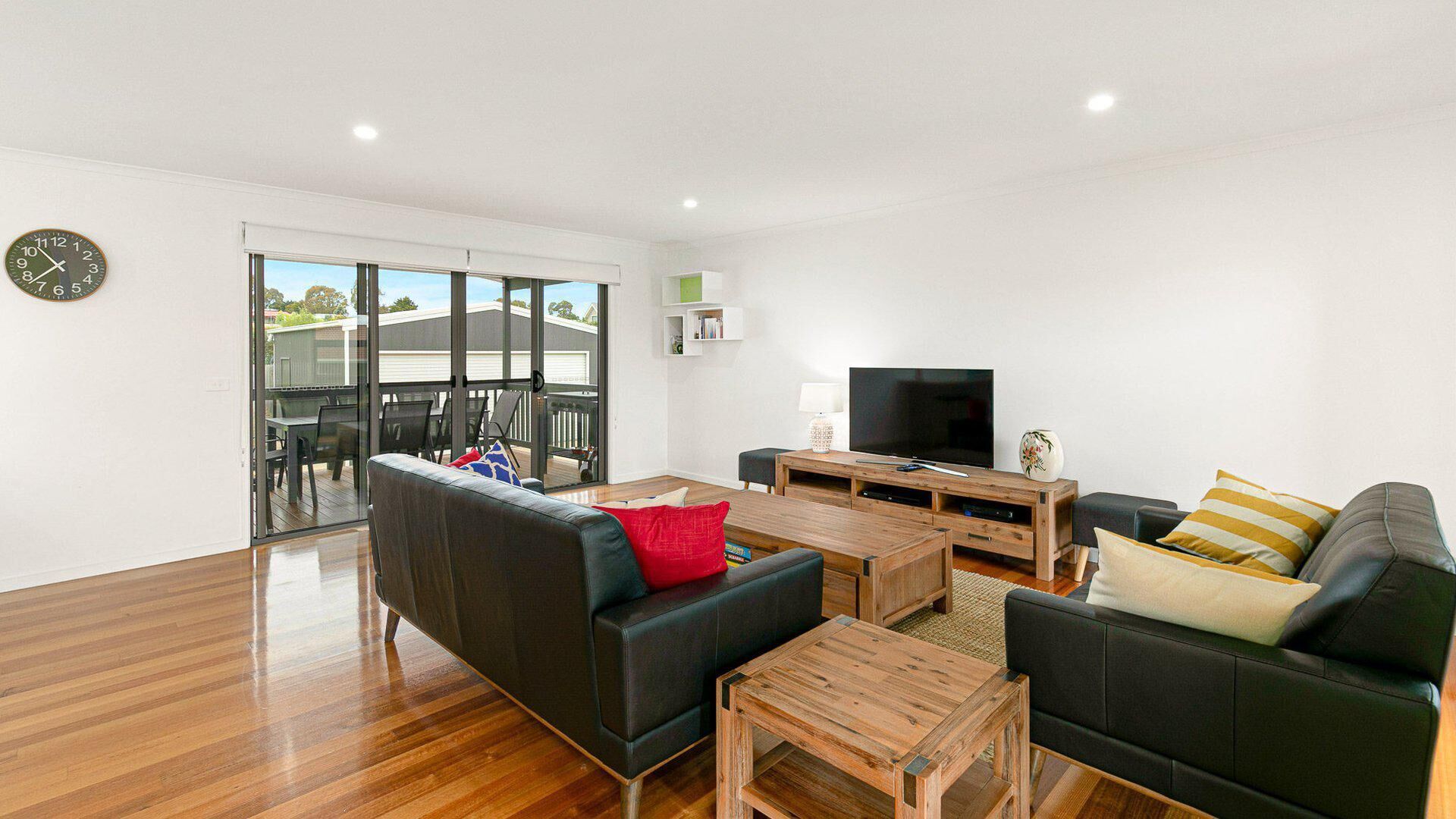 TV, DVD player, ping pong, books