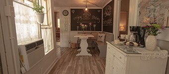 The Farm House sits on a large lot near downtown Mckinney