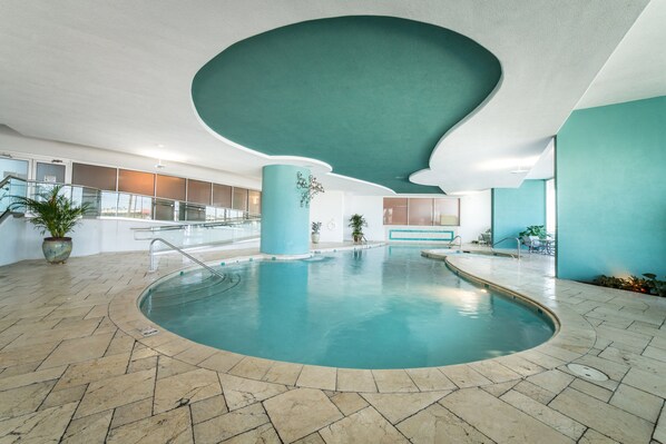 Indoor pool, outdoor pool