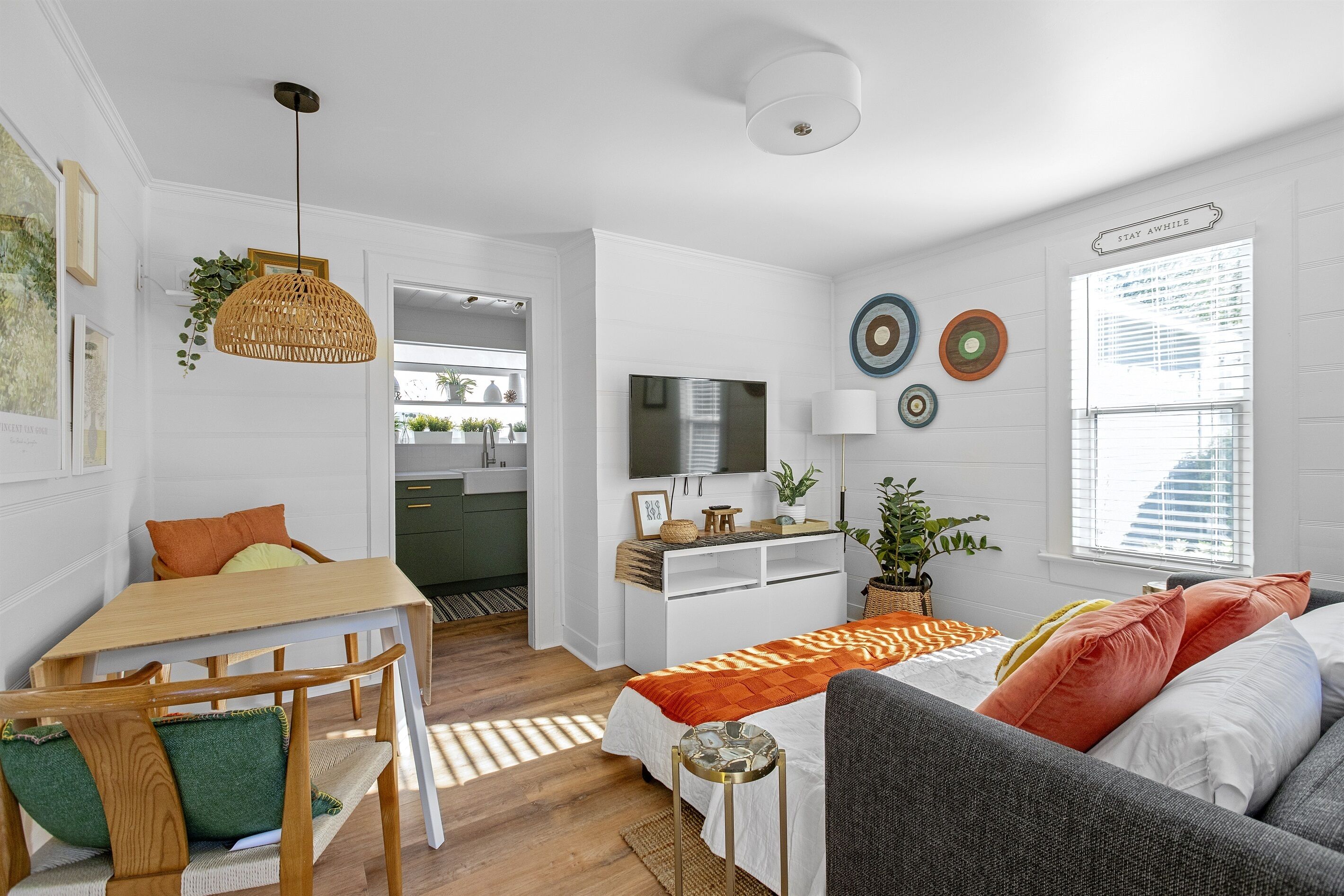 1 bedroom, iron/ironing board, travel crib, free WiFi