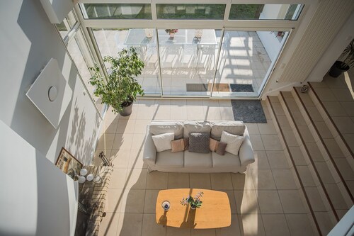 Villa with garden, 50 m away from the beach