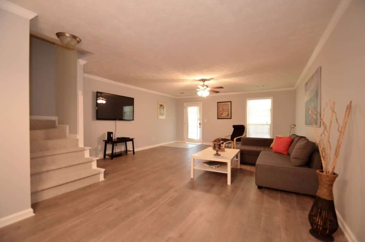 Overview on the living room space