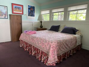 1 غرفة نوم وواي فاي وملاءات أسرّة