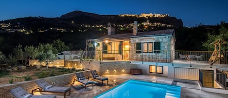 Villa (3 Bedroom Villa with Private Pool) | Pool | Outdoor pool, pool umbrellas, sun loungers