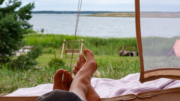 Comfort Tent, Lake View, Lakeside | View from room - Camp Moeve - Glamping in der Lausitz (Drebkau)
