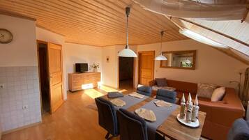 House | Living area | 42-inch TV with satellite channels