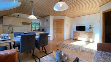 House | Living area | 42-inch TV with satellite channels