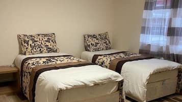 Free WiFi, bed sheets