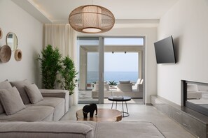 Smart-TV, Kamin, Videospiele, Tischtennisplatte